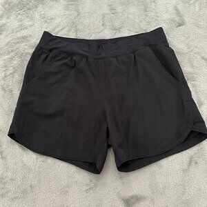 Lands' End Black Swim Bottoms Shorts Lined Women's size 16 Swimsuit